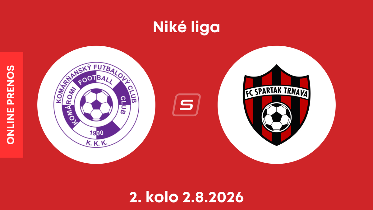 KFC Komárno - FC Spartak Trnava: ONLINE prenos zo zápasu 2. kola Niké ligy.