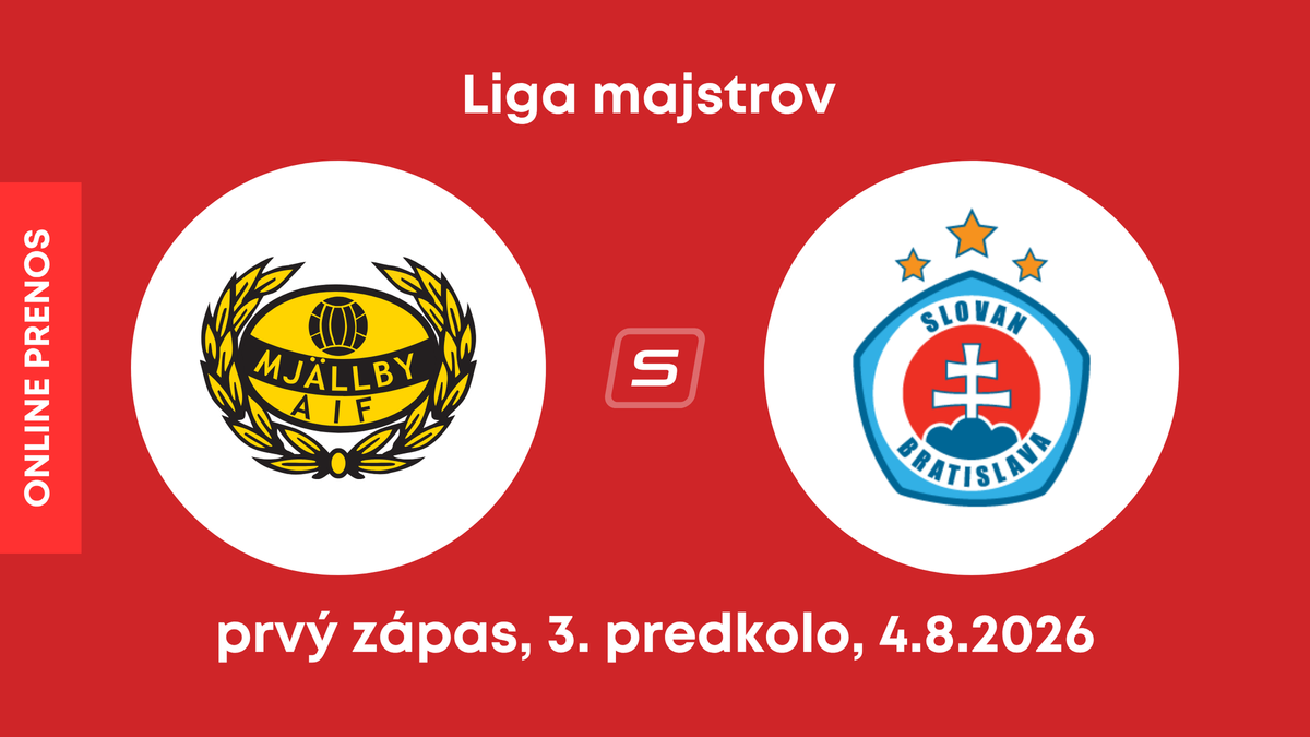 AIF Mjällby - ŠK Slovan Bratislava: ONLINE prenos z prvého zápasu 3. predkola Ligy majstrov.
