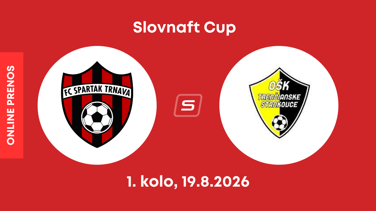 FC Spartak Trnava - OŠK Trenčianske Stankovce: ONLINE prenos z 1. kola Slovnaft Cupu.