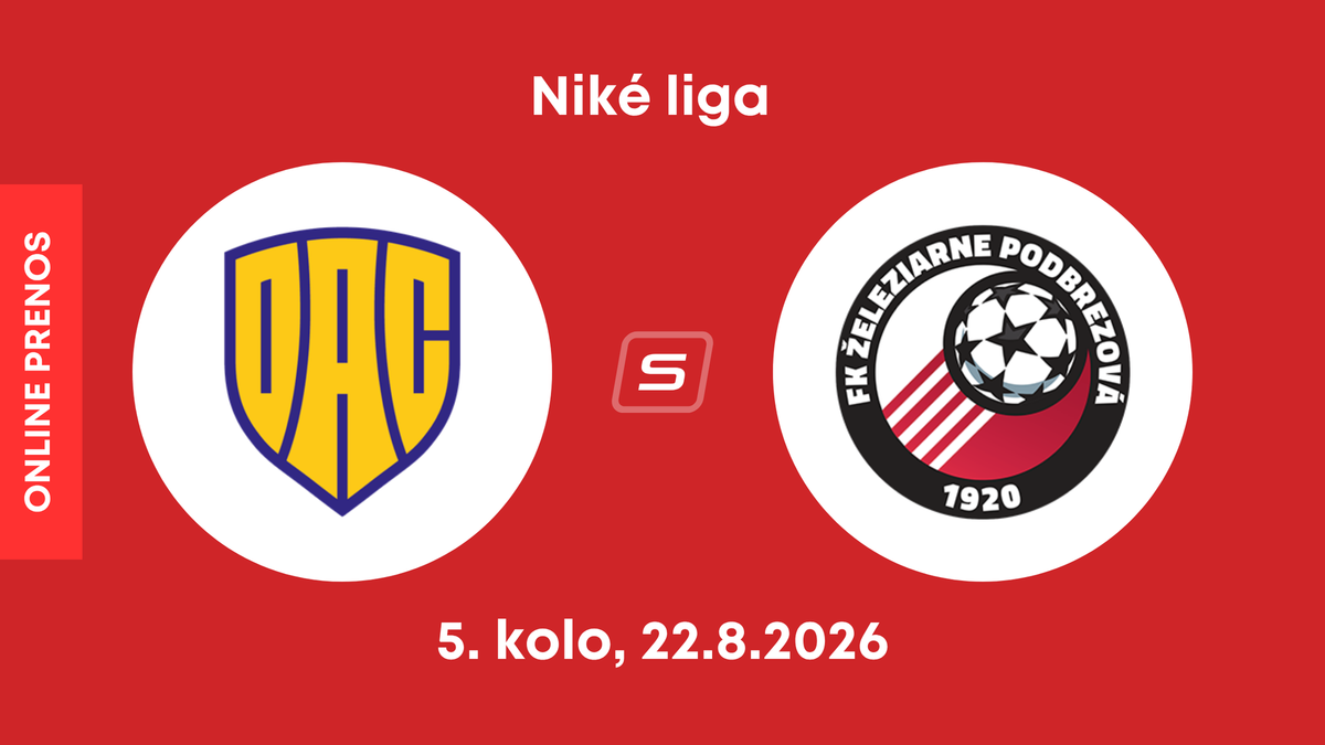 FC DAC Dunajská Streda - FK Železiarne Podbrezová: ONLINE prenos zo zápasu 5. kola Niké ligy.