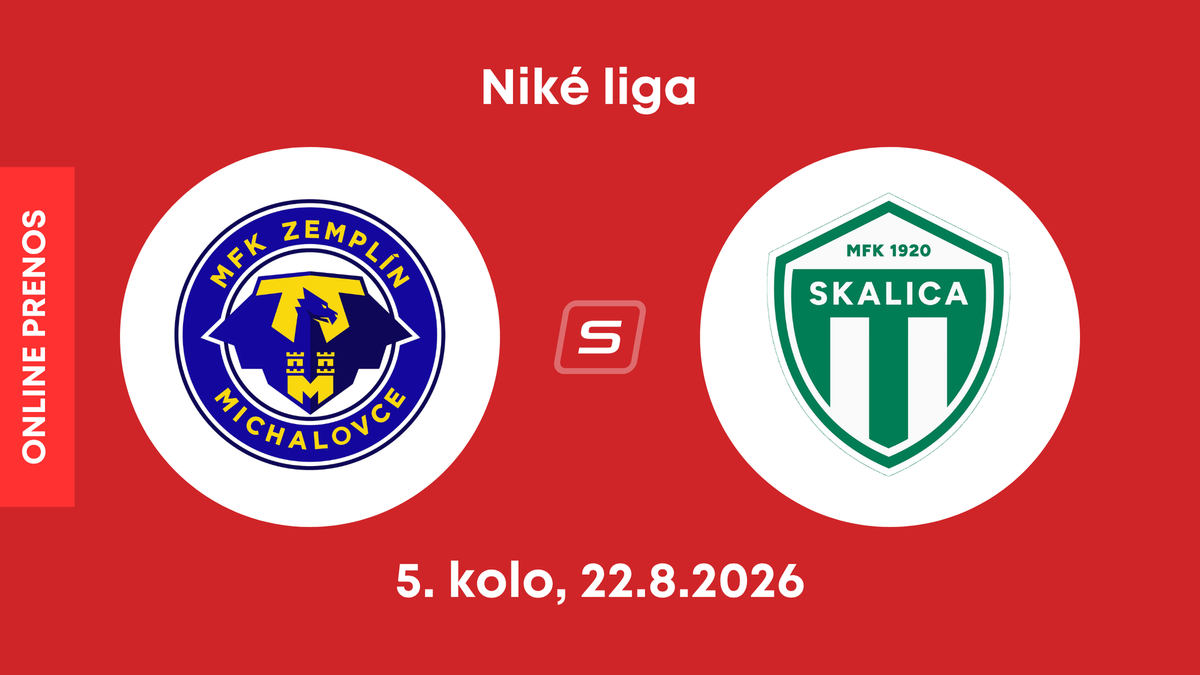 MFK Zemplín Michalovce - MFK Skalica: ONLINE prenos zo zápasu 5. kola Niké ligy.