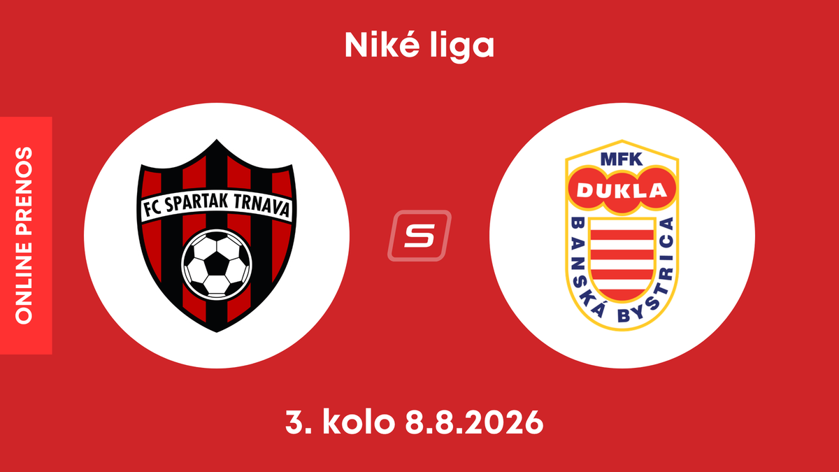 FC Spartak Trnava - MFK Dukla Banská Bystrica: ONLINE prenos zo zápasu 3. kola Niké ligy.