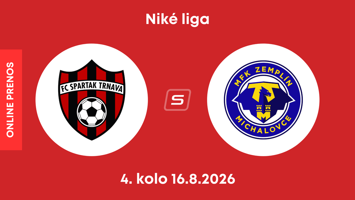 FC Spartak Trnava - MFK Zemplín Michalovce: ONLINE prenos zo zápasu 4. kola Niké ligy.