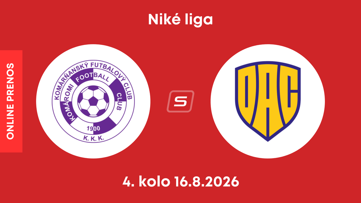 KFC Komárno - FC DAC Dunajská Streda: ONLINE prenos zo zápasu 4. kola Niké ligy.