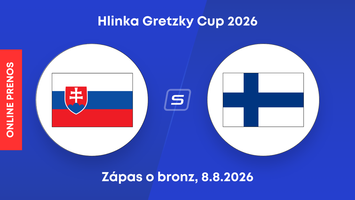 Slovensko U18 vs. Fínsko U18: ONLINE prenos z turnaja Hlinka Gretzky Cup 2026.