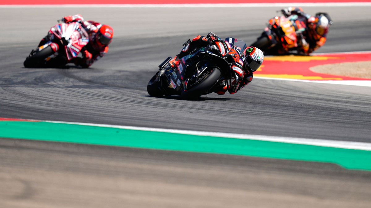 Marco Bezzecchi, Marc Marquez a Pedro Acosta.