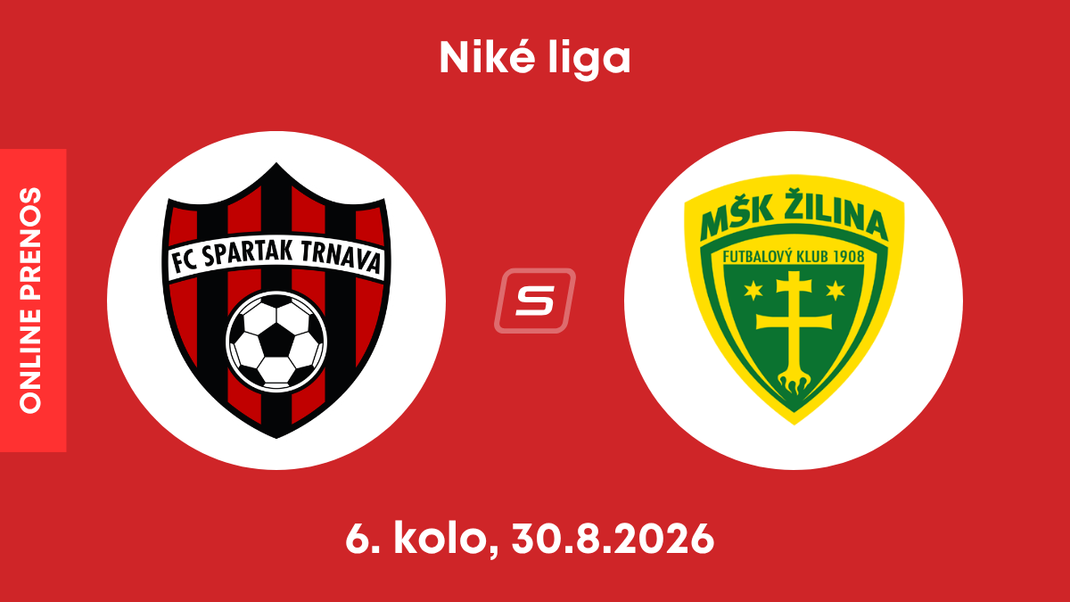 FC Spartak Trnava - MŠK Žilina: ONLINE prenos zo zápasu 6. kola Niké ligy.