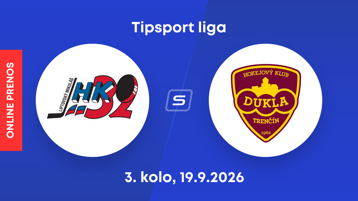 HK 32 Liptovský Mikuláš - HK Dukla Trenčín: ONLINE prenos zo zápasu 3. kola Tipsport ligy.