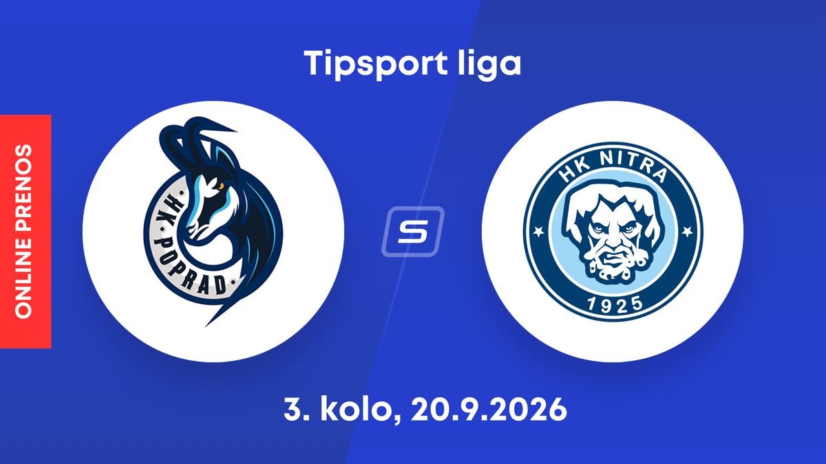 HK Poprad - HK Nitra: ONLINE prenos zo zápasu 3. kola Tipsport ligy.