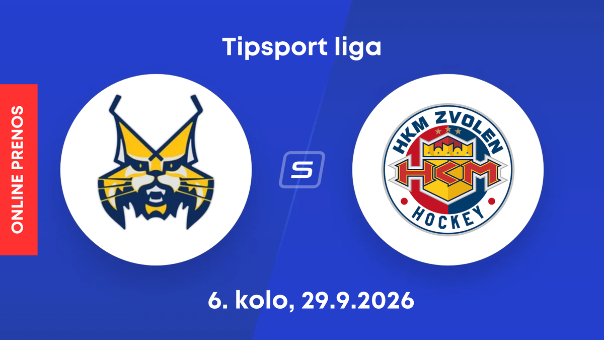 HK Spišská Nová Ves - HKM Zvolen: ONLINE prenos zo zápasu 6. kola Tipsport ligy.