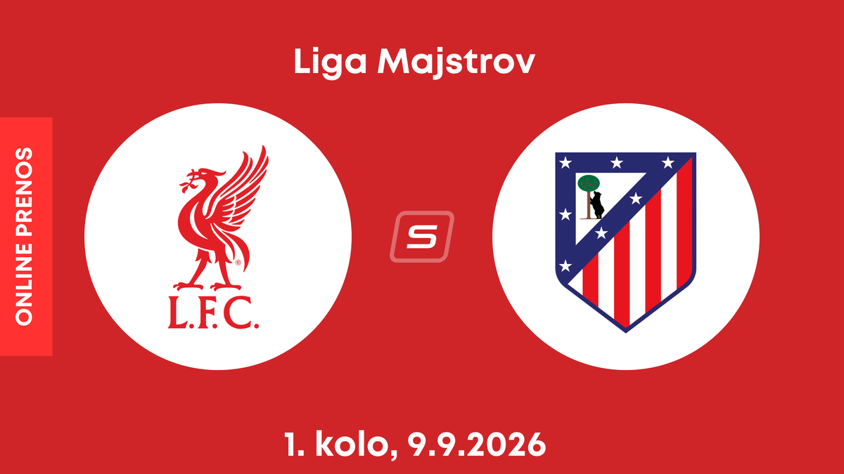 Liverpool FC - Atlético Madrid: ONLINE prenos zo zápasu 1. kola ligovej fázy Ligy majstrov.
