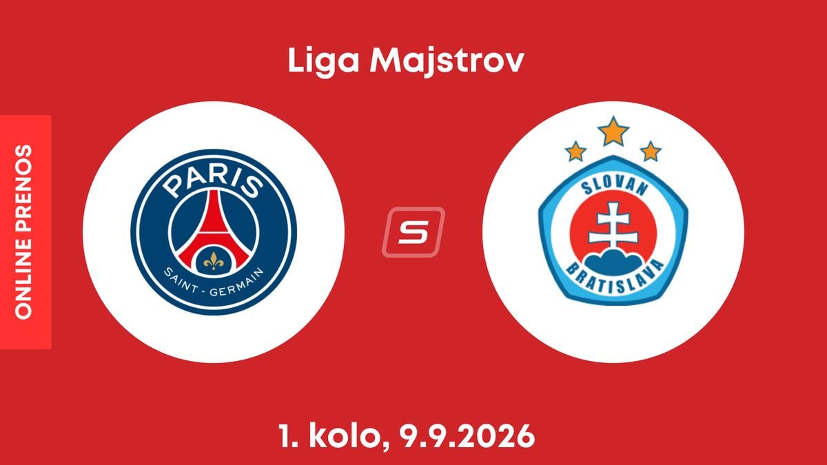 Paríž St. Germain - ŠK Slovan Bratislava: ONLINE prenos zo zápasu 1. kola ligovej fázy Ligy majstrov.