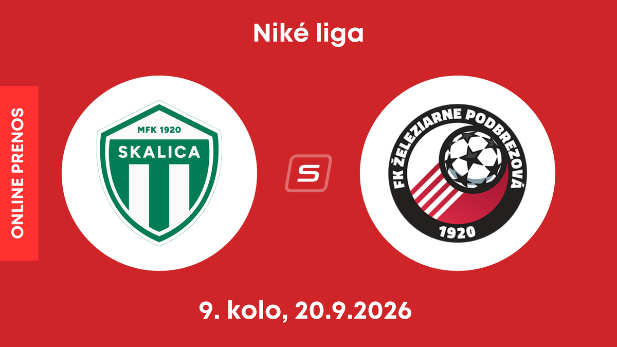 MFK Skalica - FK Železiarne Podbrezová: ONLINE prenos zo zápasu 9. kola Niké ligy.