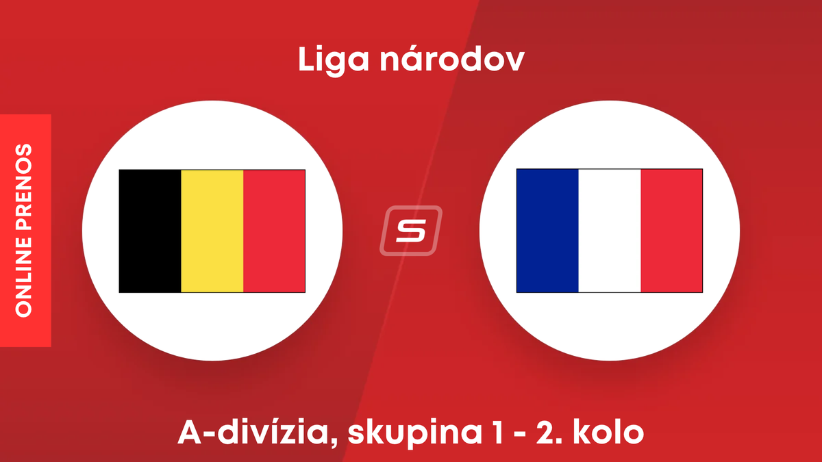 Belgicko - Francúzsko: ONLINE prenos zo zápasu A-divízie Ligy národov.