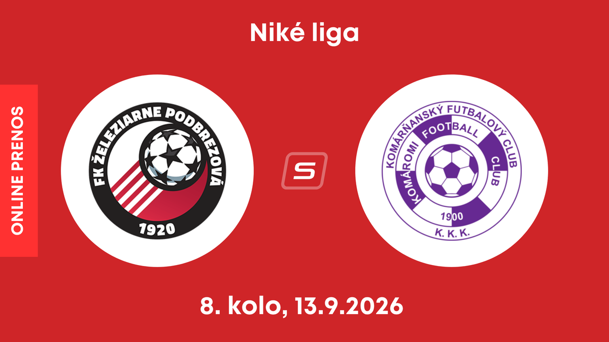 FK Železiarne Podbrezová - KFC Komárno: ONLINE prenos zo zápasu 8. kola Niké ligy.