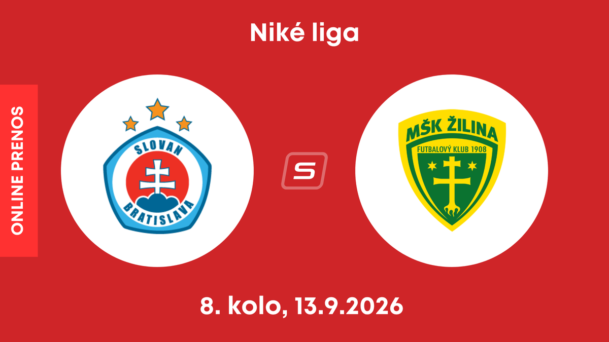 ŠK Slovan Bratislava - MŠK Žilina: ONLINE prenos zo zápasu 8. kola Niké ligy.