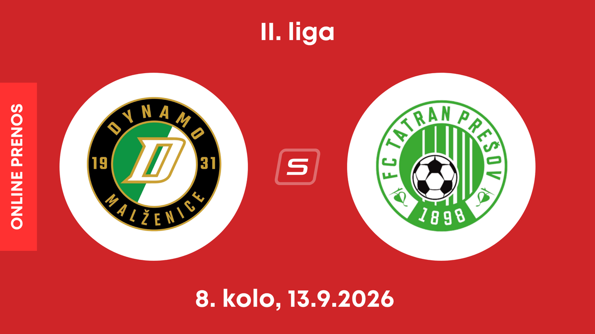OFK Malženice - FC Tatran Prešov: ONLINE prenos zo zápasu 8. kola II. ligy.