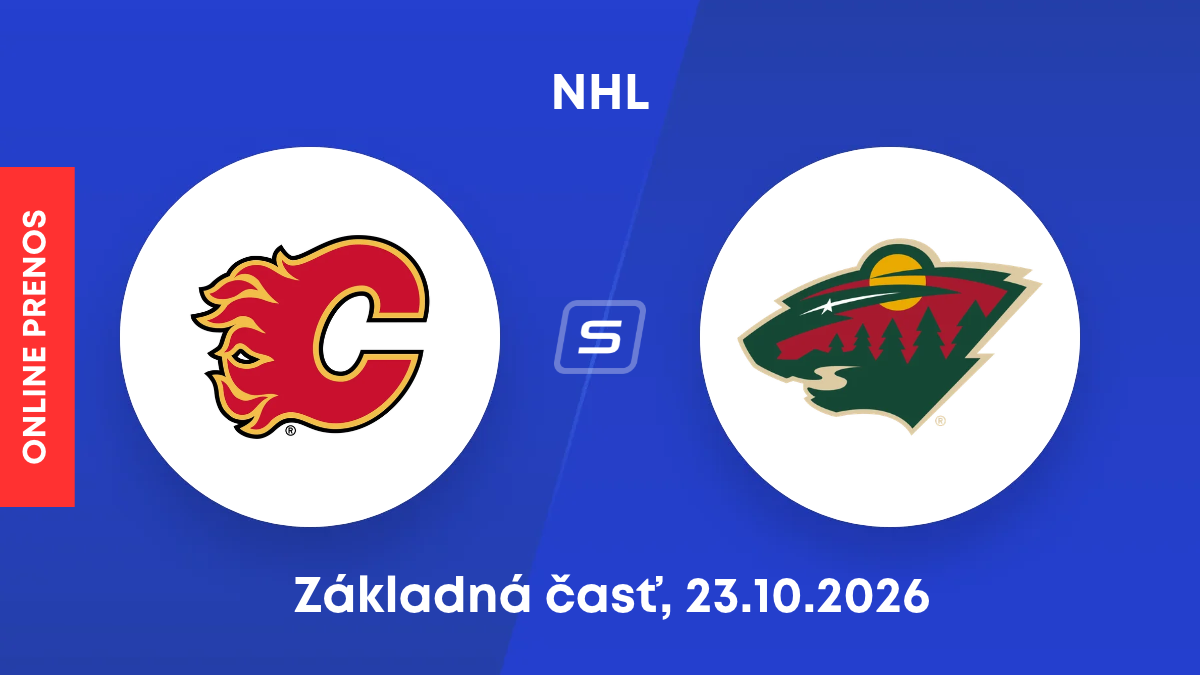 Calgary Flames - Minnesota Wild: ONLINE prenos zo zápasu NHL.