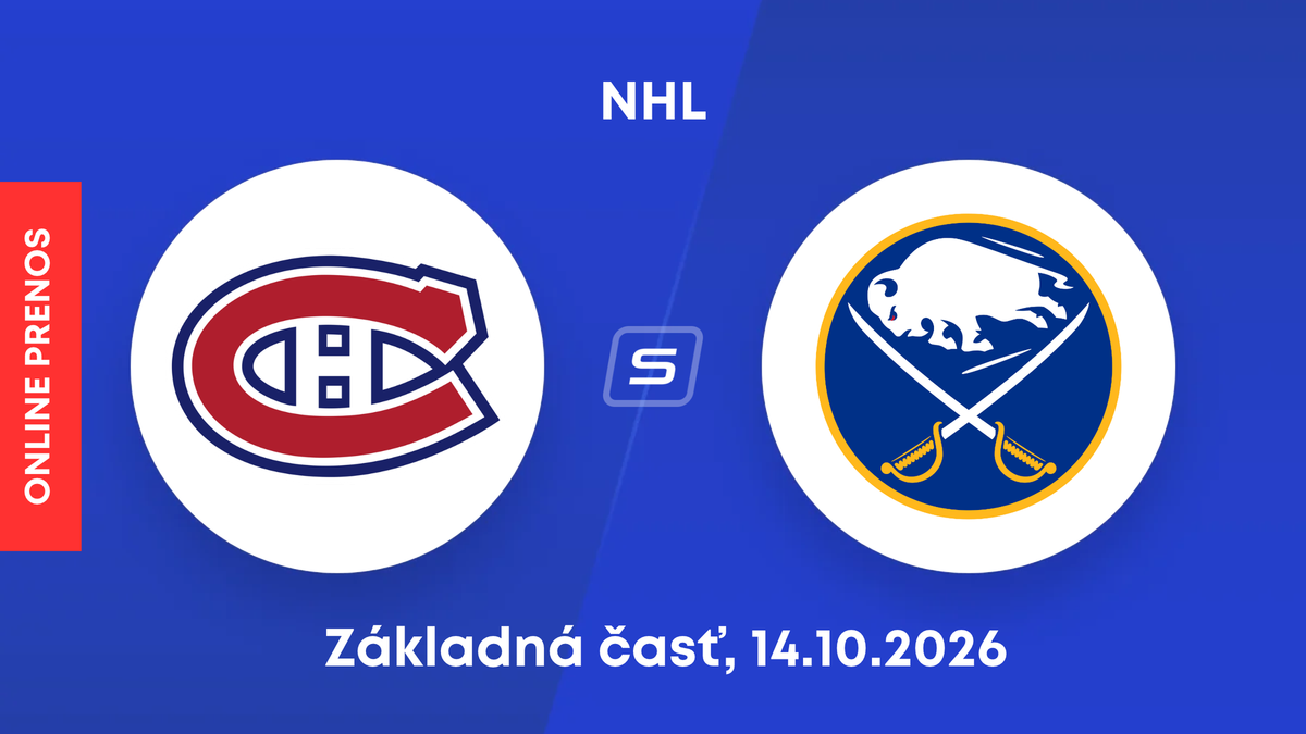 Montreal Canadiens - Buffalo Sabres: ONLINE prenos zo zápasu NHL.