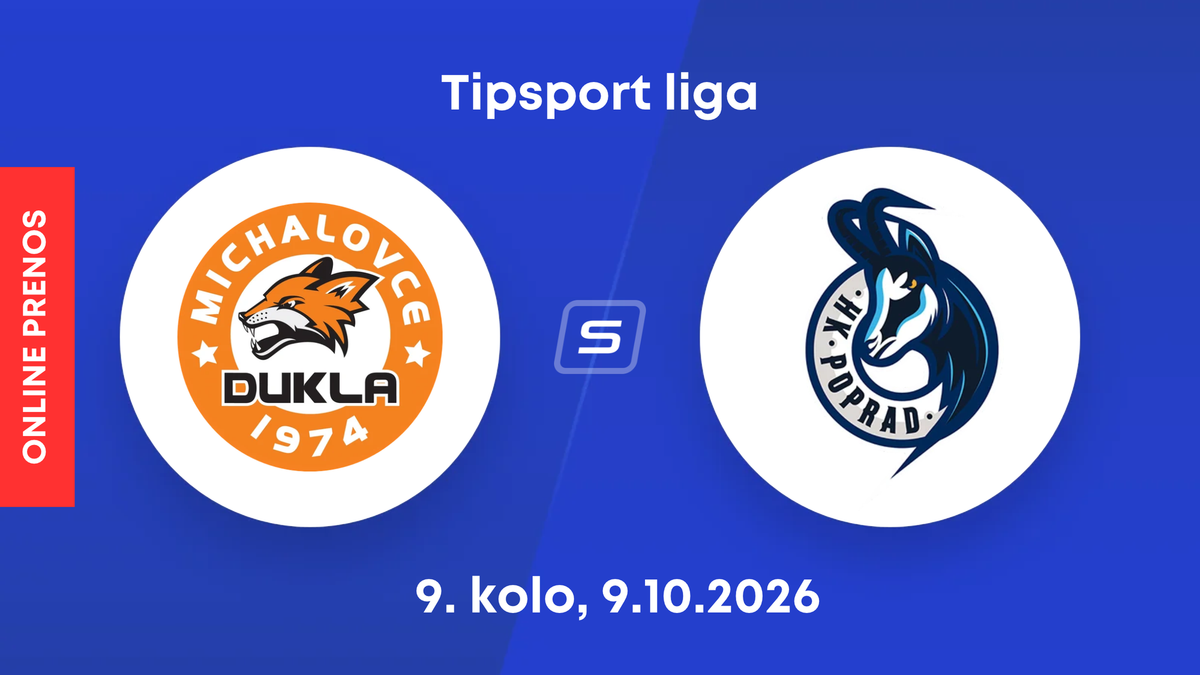 HK Dukla Michalovce - HK Poprad: ONLINE prenos zo zápasu 9. kola Tipsport ligy.