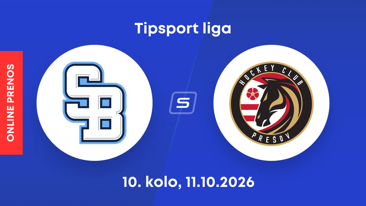 HC Slovan Bratislava - HC Prešov: ONLINE prenos zo zápasu 10. kola Tipsport ligy.