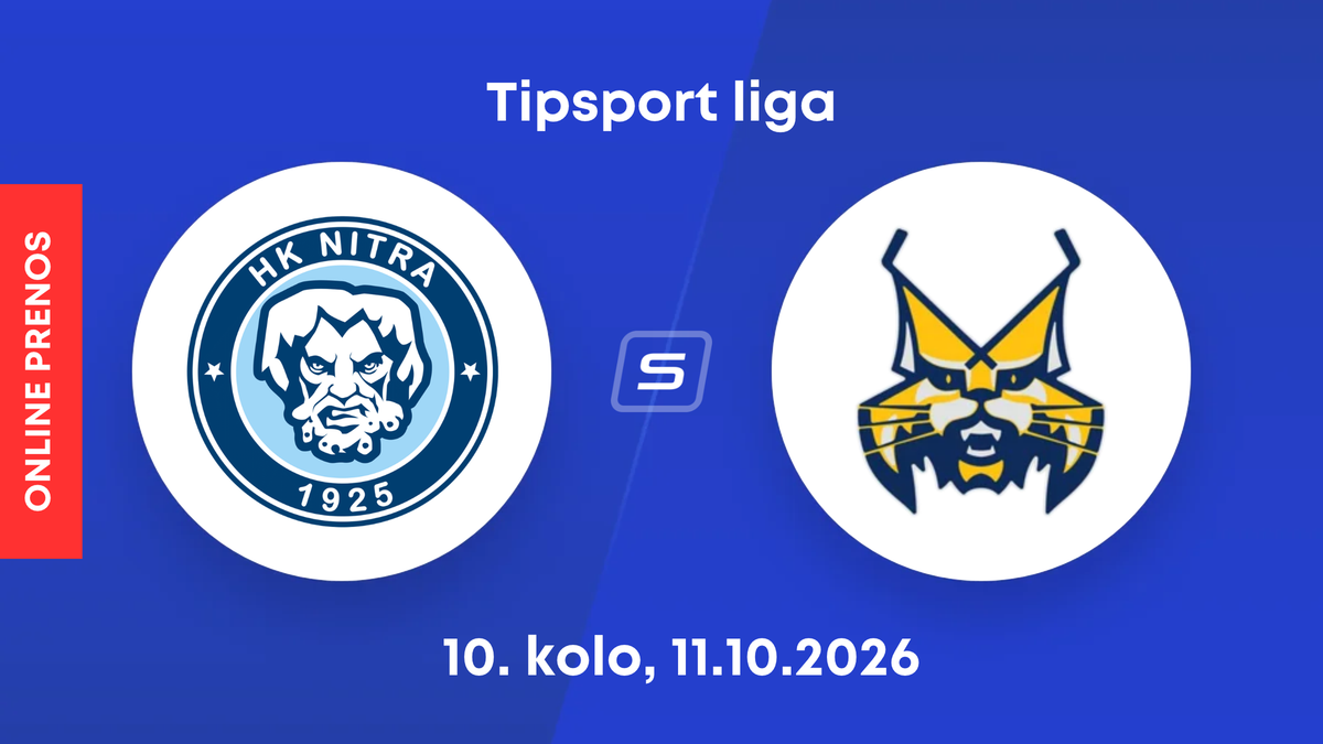 HK Nitra - HK Spišská Nová Ves: ONLINE prenos zo zápasu 10. kola Tipsport ligy.