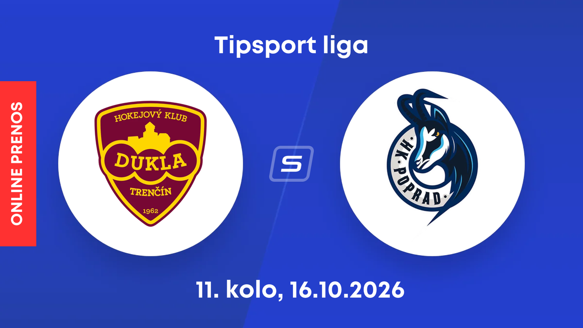 HK Dukla Trenčín - HK Poprad: ONLINE prenos zo zápasu 11. kola Tipsport ligy.