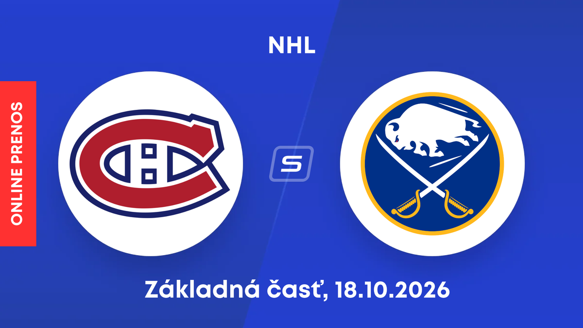 Montreal Canadiens - Buffalo Sabres: ONLINE prenos zo zápasu NHL.