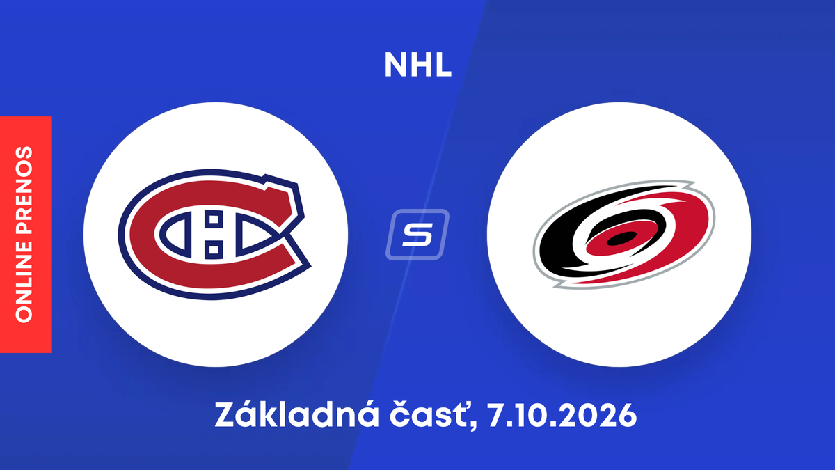 Montreal Canadiens - Carolina Hurricanes: ONLINE prenos zo zápasu NHL.