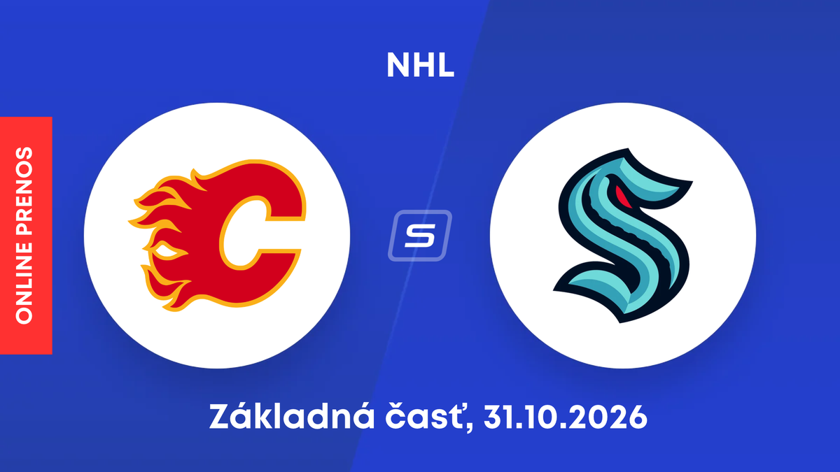 Calgary Flames - Seattle Kraken: ONLINE prenos zo zápasu NHL.
