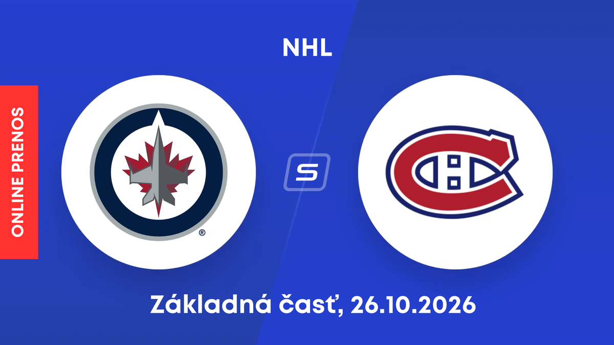 Winnipeg Jets - Montreal Canadiens: ONLINE prenos zo zápasu NHL.