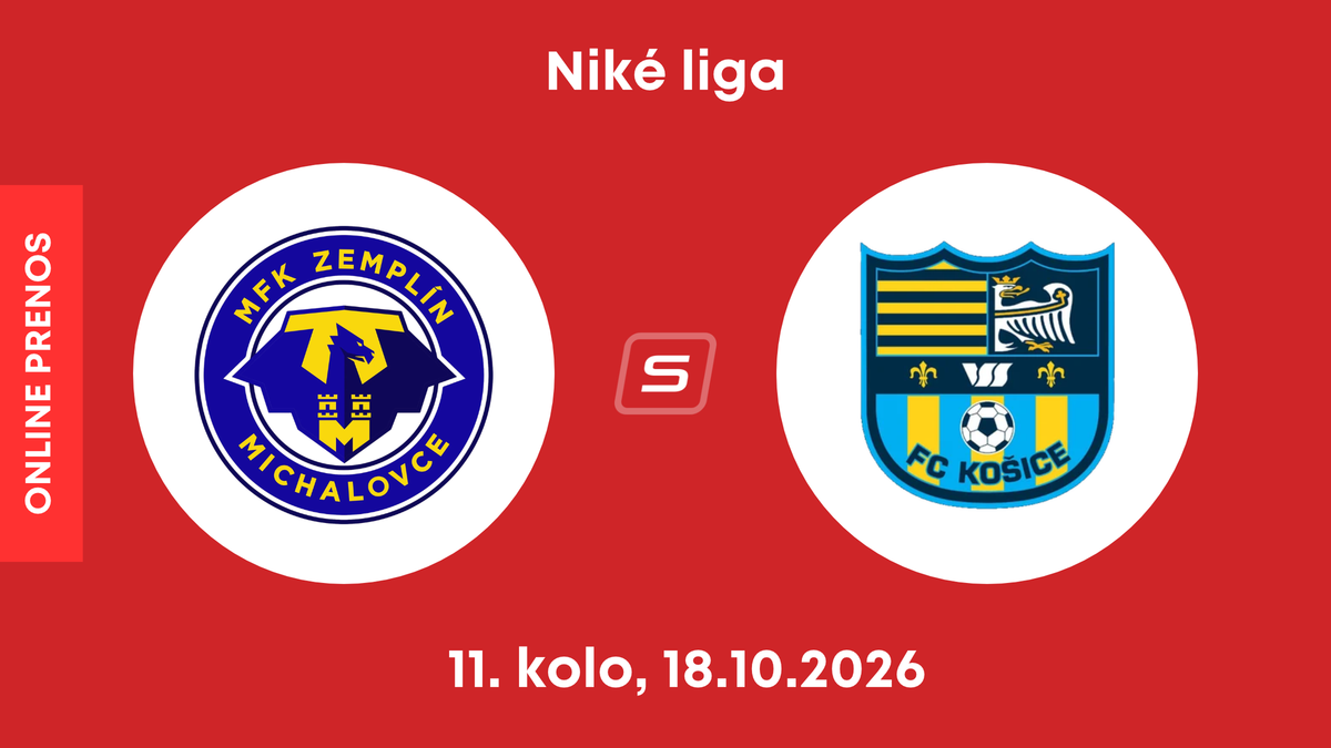 MFK Zemplín Michalovce - FC Košice: ONLINE prenos zo zápasu 11. kola Niké ligy.
