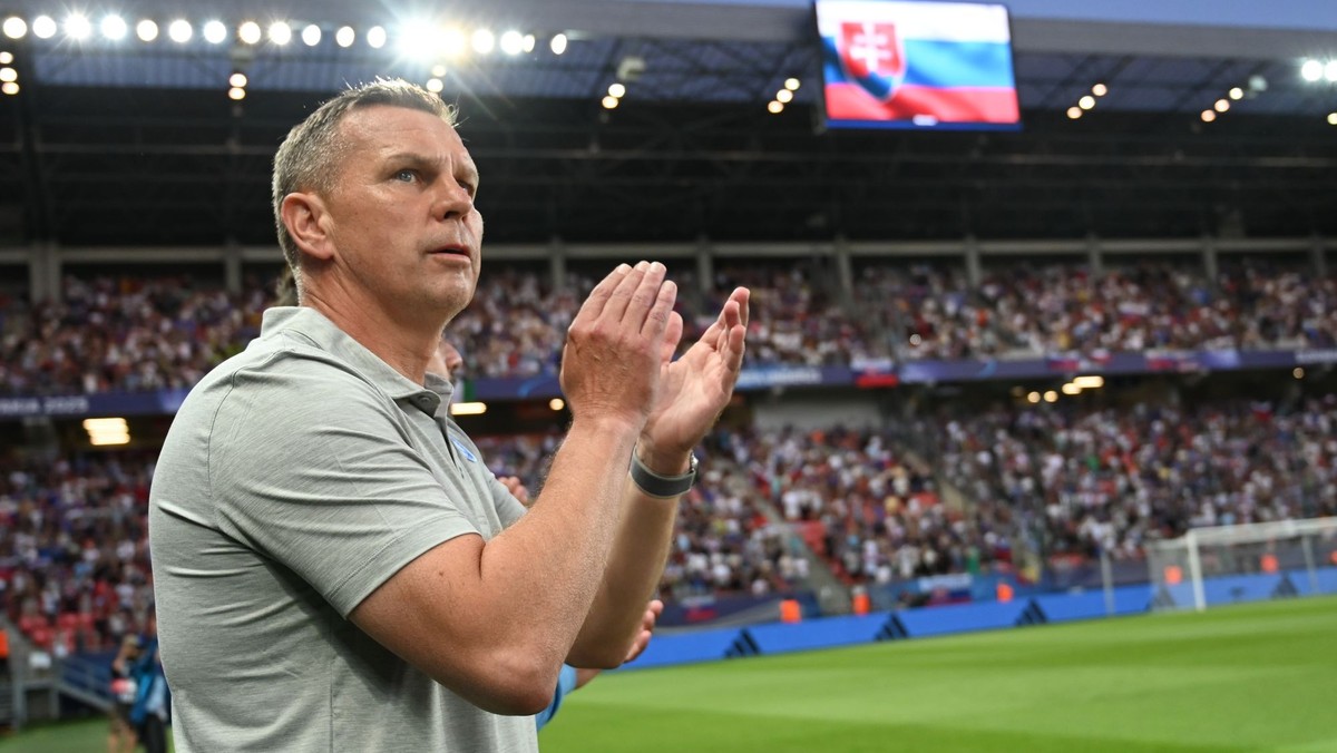Tréner Slovenska Jaroslav Kentoš po zápase Slovensko - Taliansko na ME hráčov do 21 rokov.