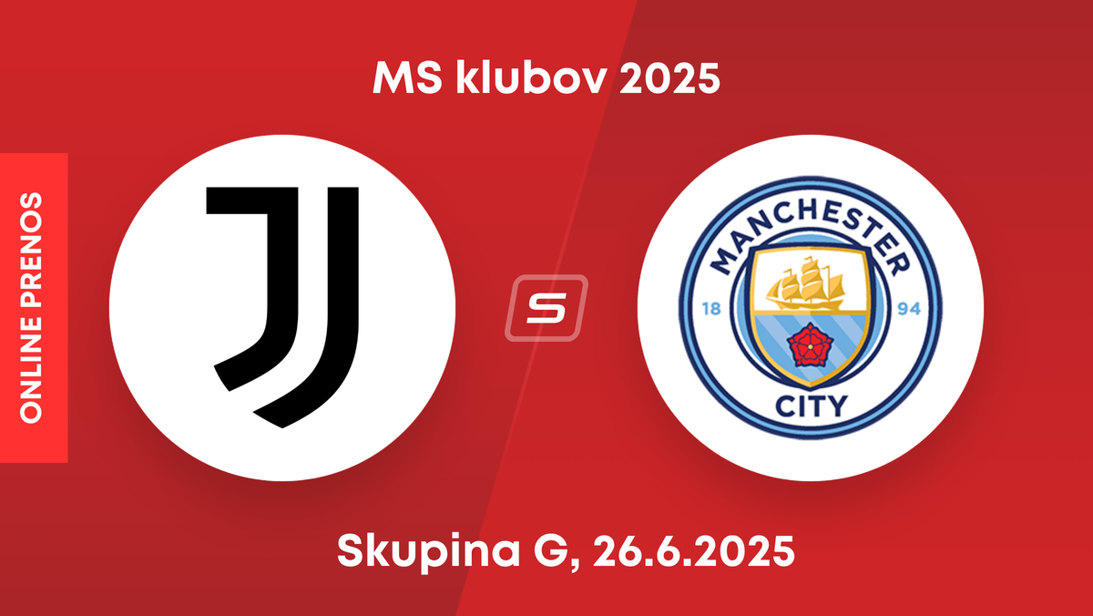 Juventus Turín - Manchester City: ONLINE prenos zo zápasu skupiny G na MS klubov 2025.