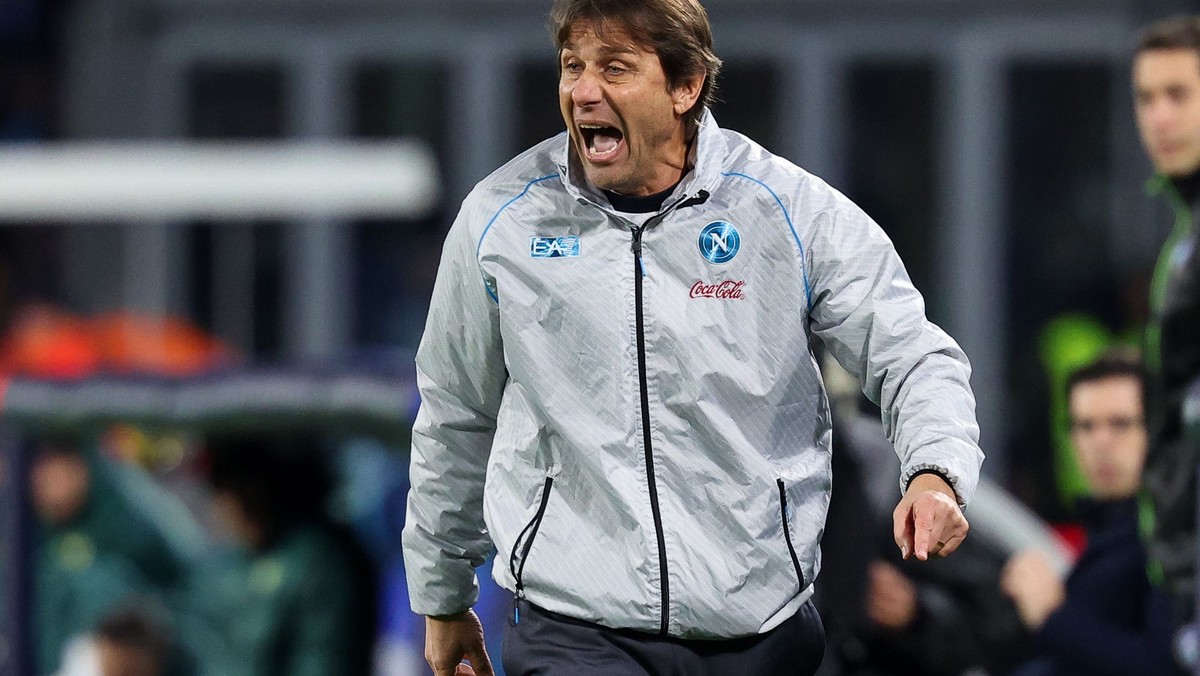 Na snímke tréner Neapolu Antonio Conte.