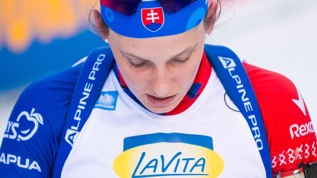 Na snímke je slovenská biatlonistka Zuzana Remeňová.