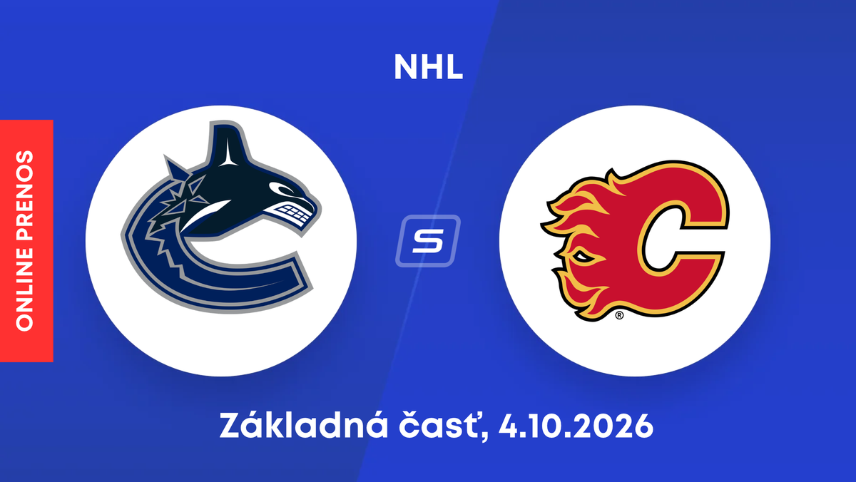 Vancouver Canucks - Calgary Flames: ONLINE prenos zo zápasu NHL.