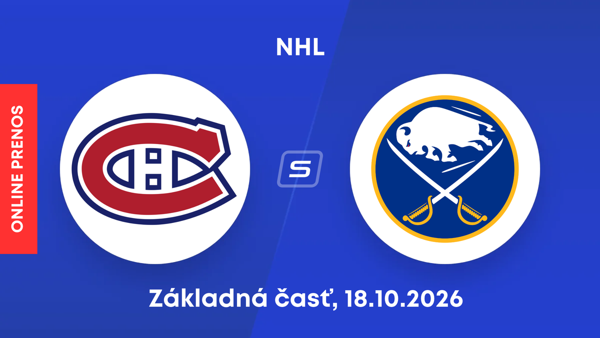 Montreal Canadiens - Buffalo Sabres: ONLINE prenos zo zápasu NHL.