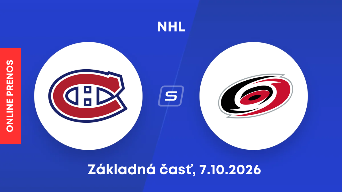 Montreal Canadiens - Carolina Hurricanes: ONLINE prenos zo zápasu NHL.