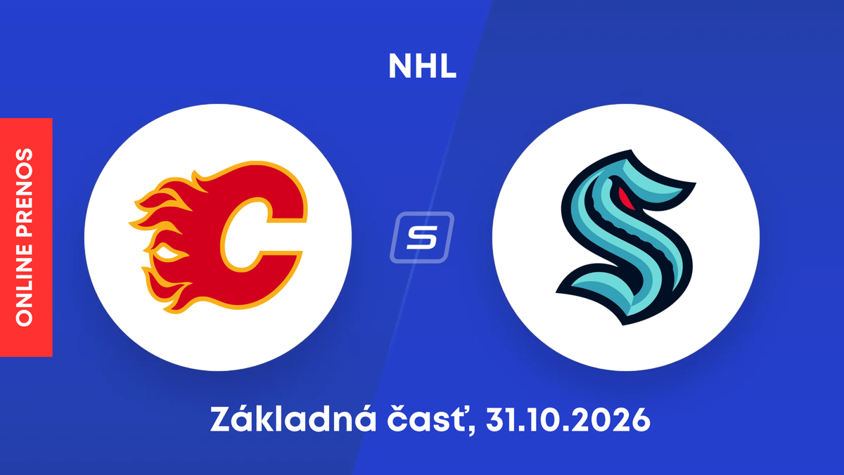 Calgary Flames - Seattle Kraken: ONLINE prenos zo zápasu NHL.