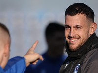 Martin Dúbravka na tréningu Slovenska