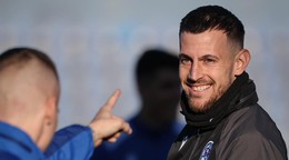 Martin Dúbravka na tréningu Slovenska