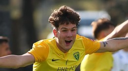 Radosť hráčov MŠK Žilina B.