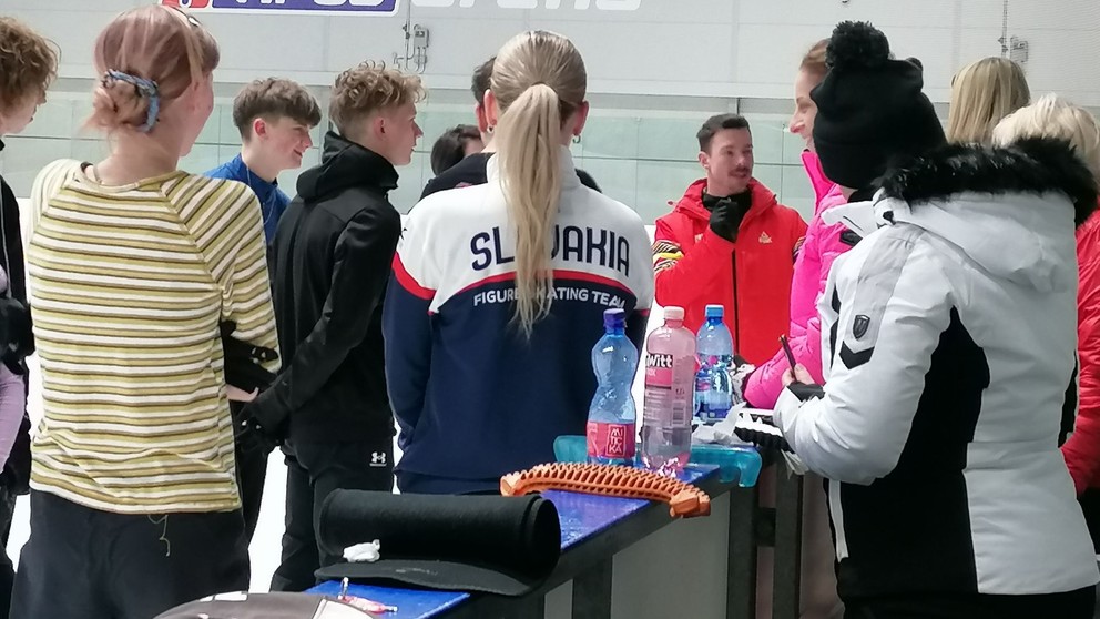 Jorik Hendrickx na reprezentačnom kempe v Bratislave.