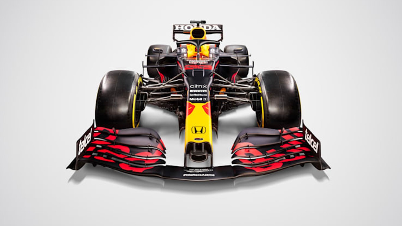 Red Bull Racing a monopost pre sezónu F1 2021.