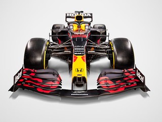 Red Bull Racing a monopost pre sezónu F1 2021.