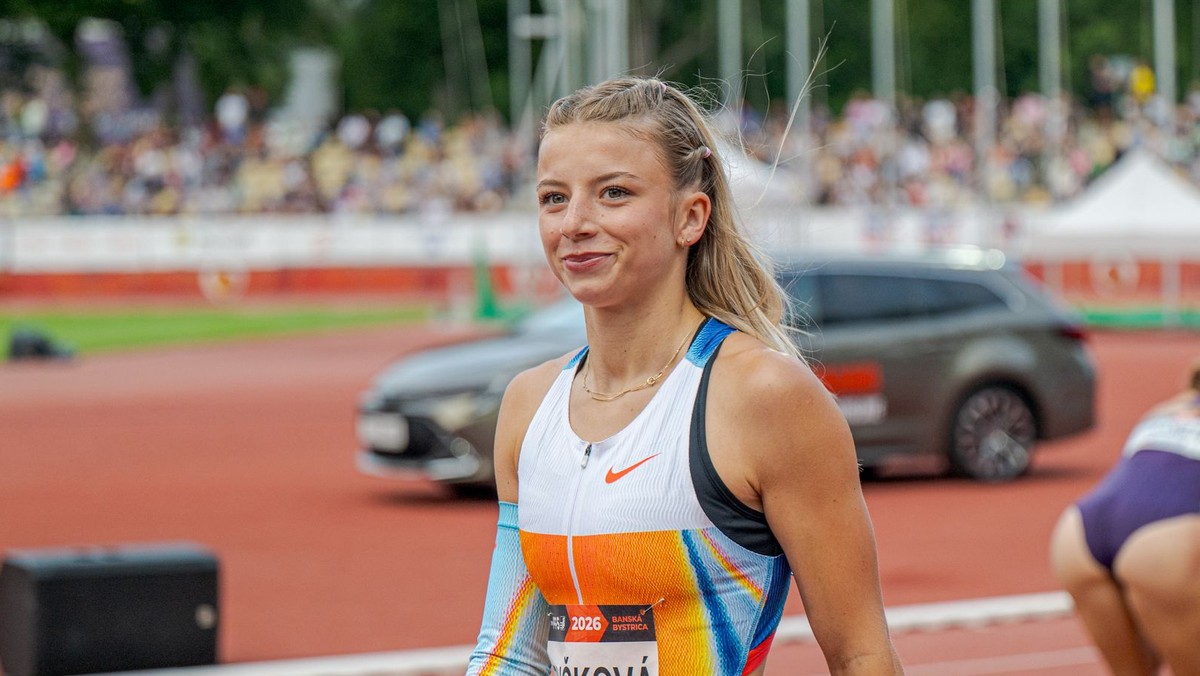 Slovenská bežkyňa Laura Frličková.