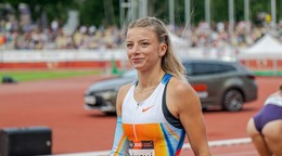 Slovenská bežkyňa Laura Frličková.