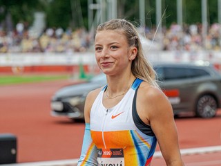 Slovenská bežkyňa Laura Frličková.
