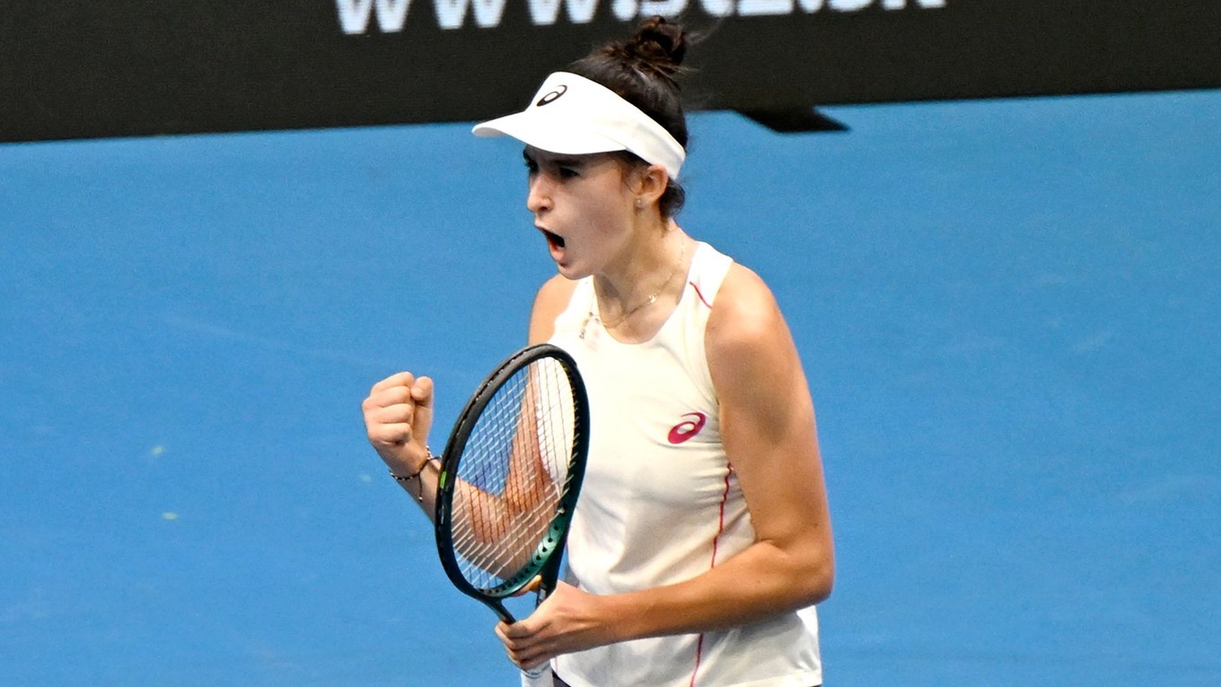 Slovenská tenistka Mia Pohánková.